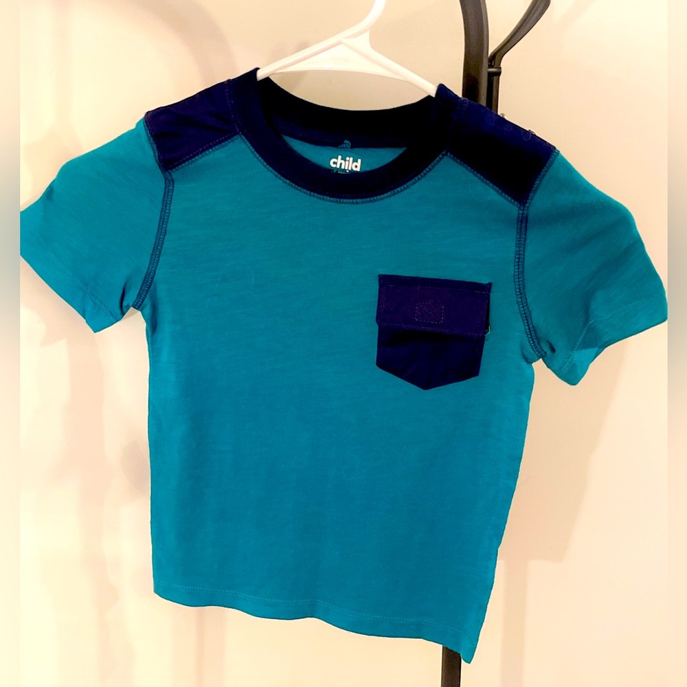 Boys 4t child of mine tshirt with pocket. Like new condition. Smoke free home.